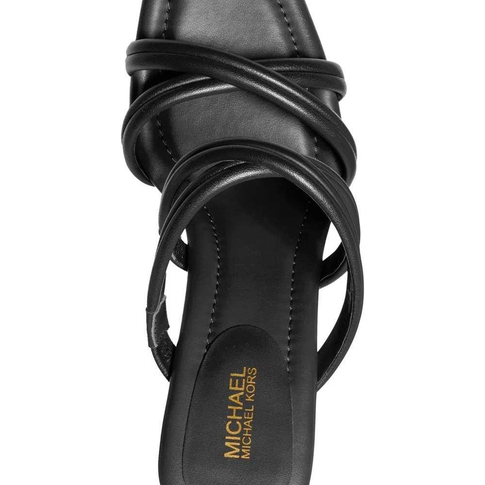 MICHAEL Michael Kors Black Sculptural Heels. Like New.